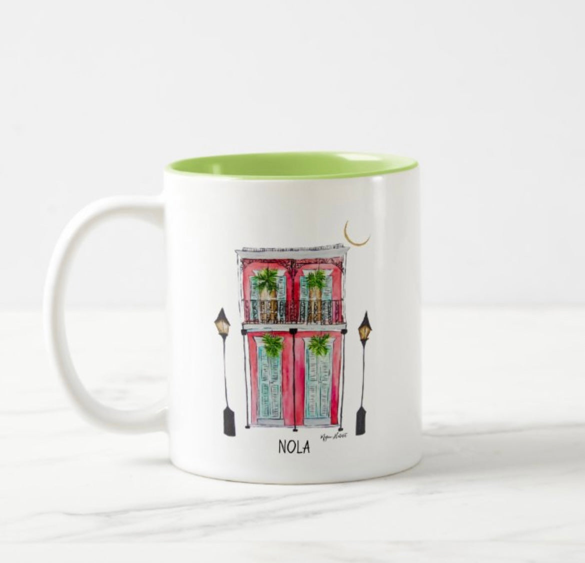 French Quarter Moon Coffee Mug